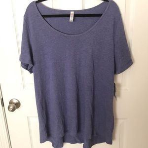 LuLaRoe 2x Classic T blue New with Tags